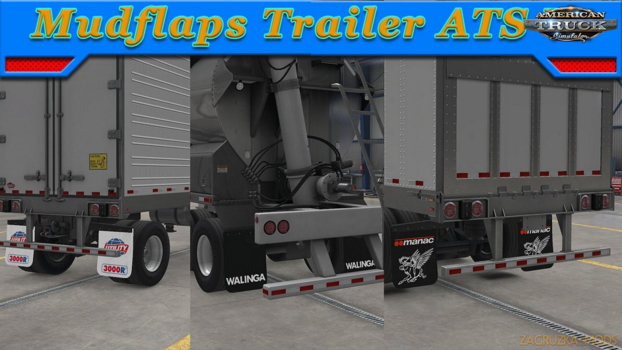 Mudflaps Trailer v1.0 (1.37.x) for ATS