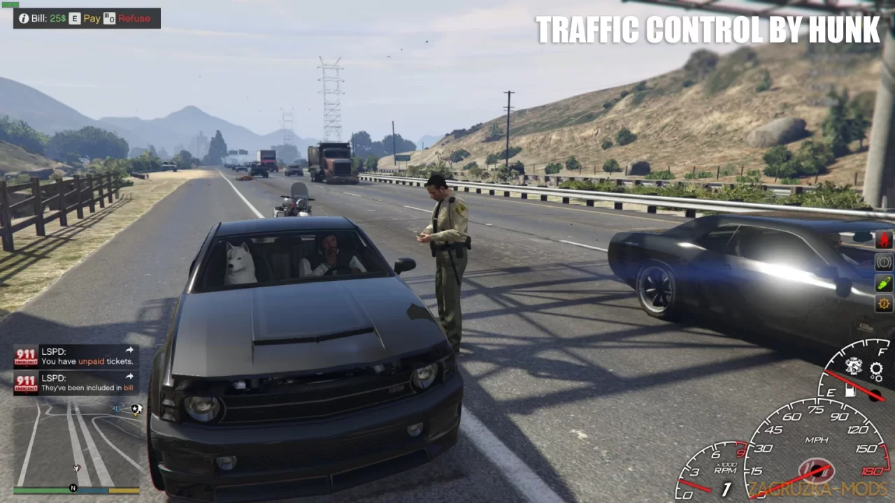 TrafficControl Mod v3.1b for GTA 5