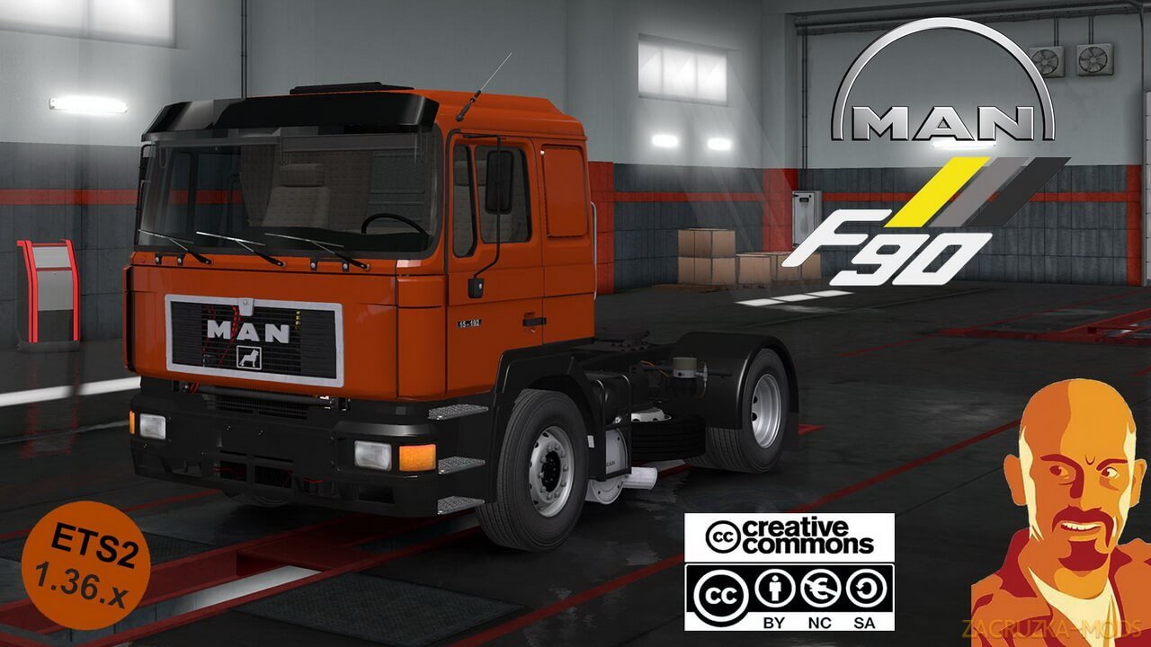 MAN F90 v1.0 ReWorked by CyrusTheVirus (1.36.x) for ETS 2