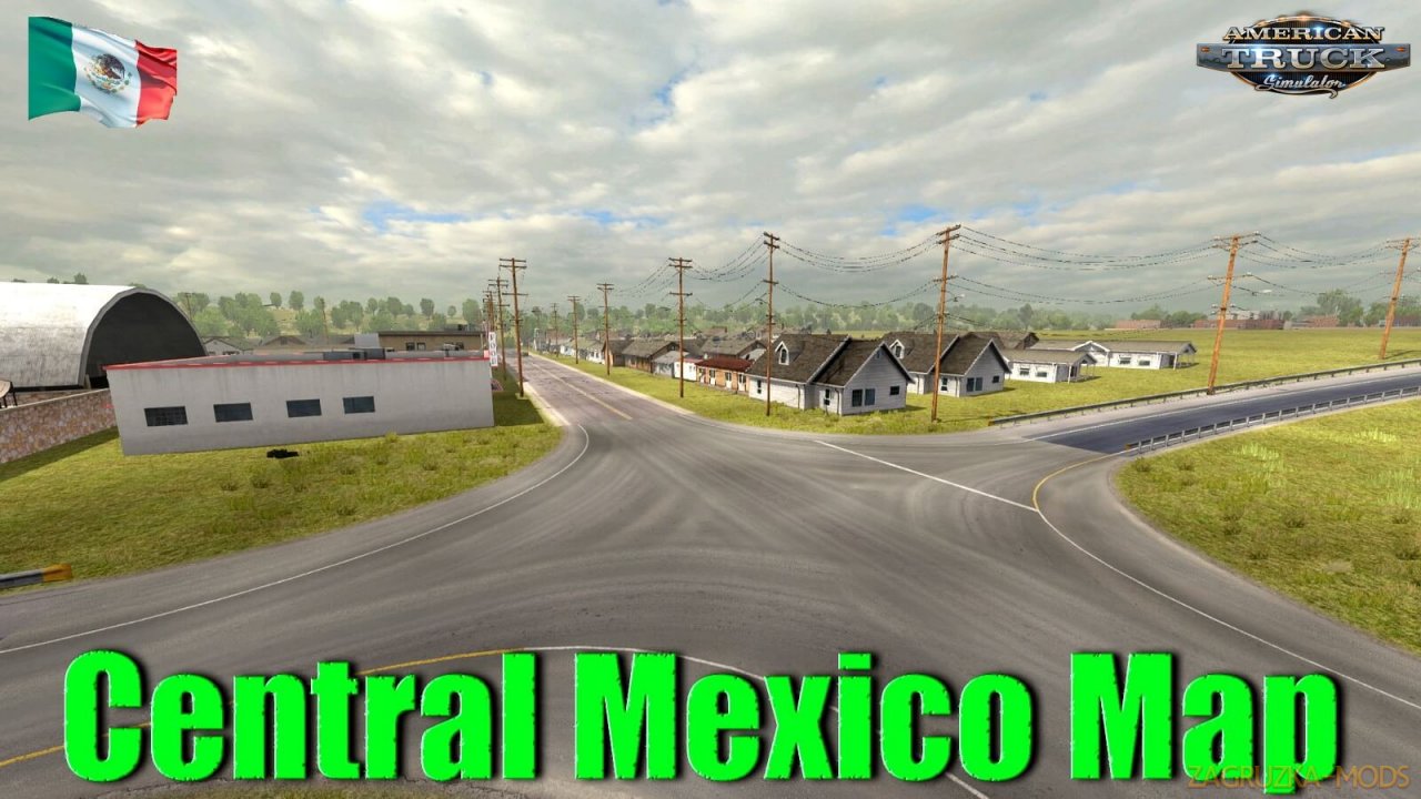 Central Mexico Map v1.0 (1.37.x) for ATS