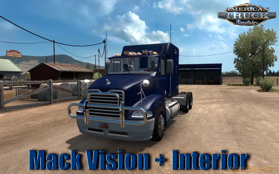 Mack Vision + Interior v3.1 by TIO_ARIEL (1.38.x) for ATS