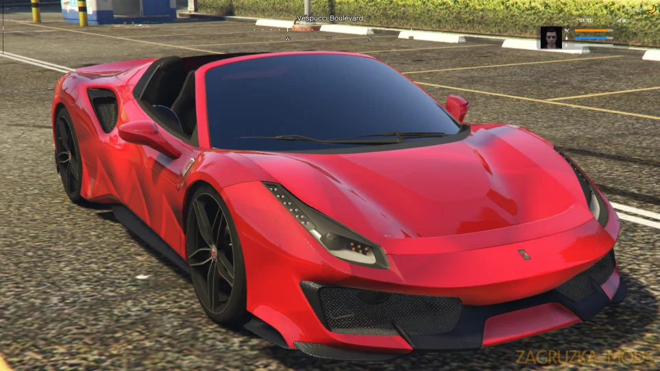 Ferrari 488 Pista Spider KZ Edition 2020 v2.5 for GTA 5