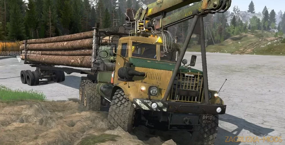 KrAZ-255B v1.2 for Spintires MudRunner