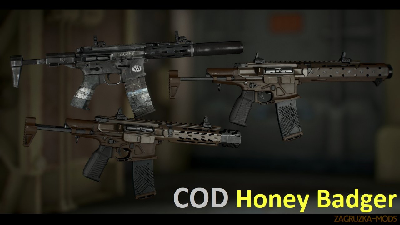 Honey Badger Weapon v1.0 for Fallout 4