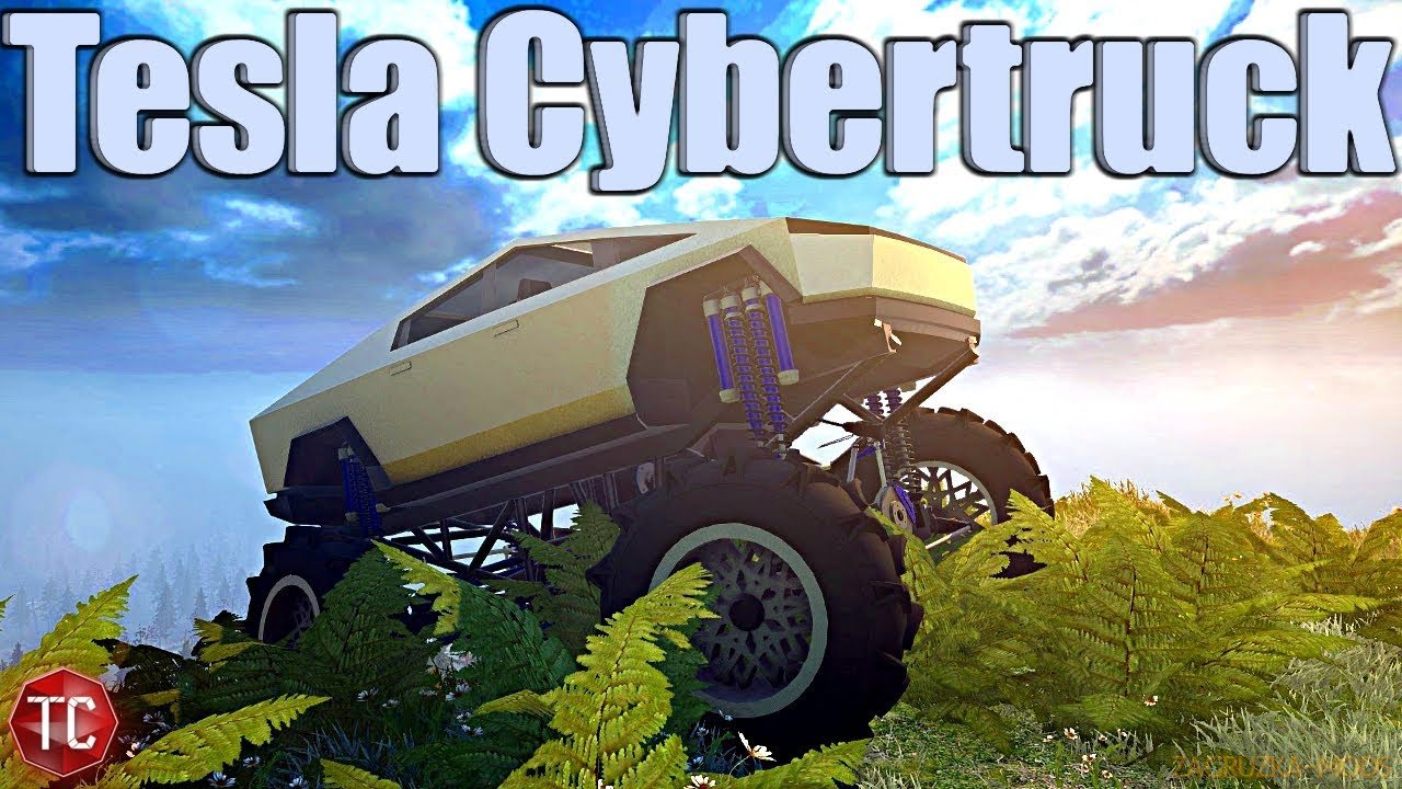 Tesla Cybertruck Mod v2.0 for SpinTires SnowRunner