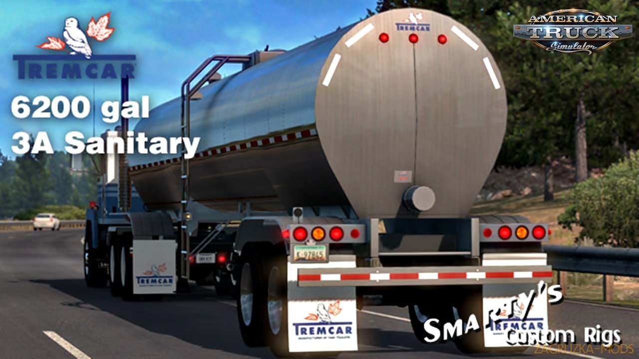 Trailer Tremcar 3A Sanitary v1.4 by Smarty (1.38.x) for ATS