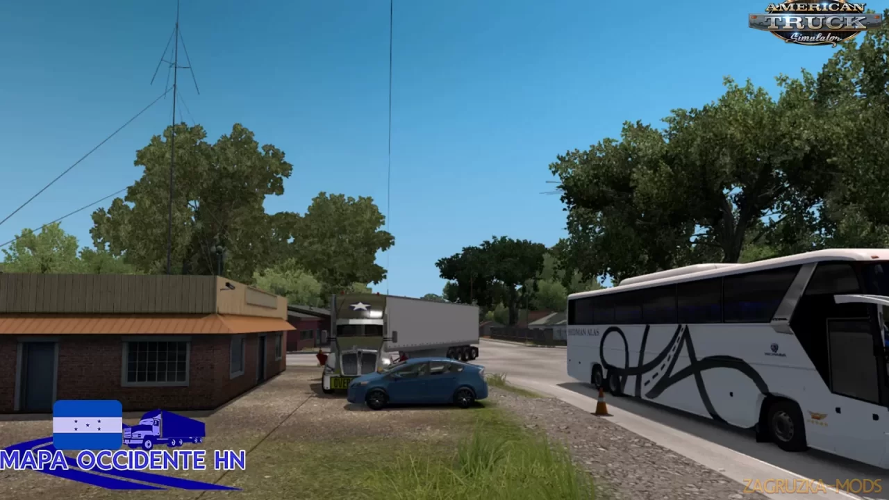 West of Honduras Map v6.3 (1.47.x) for ATS