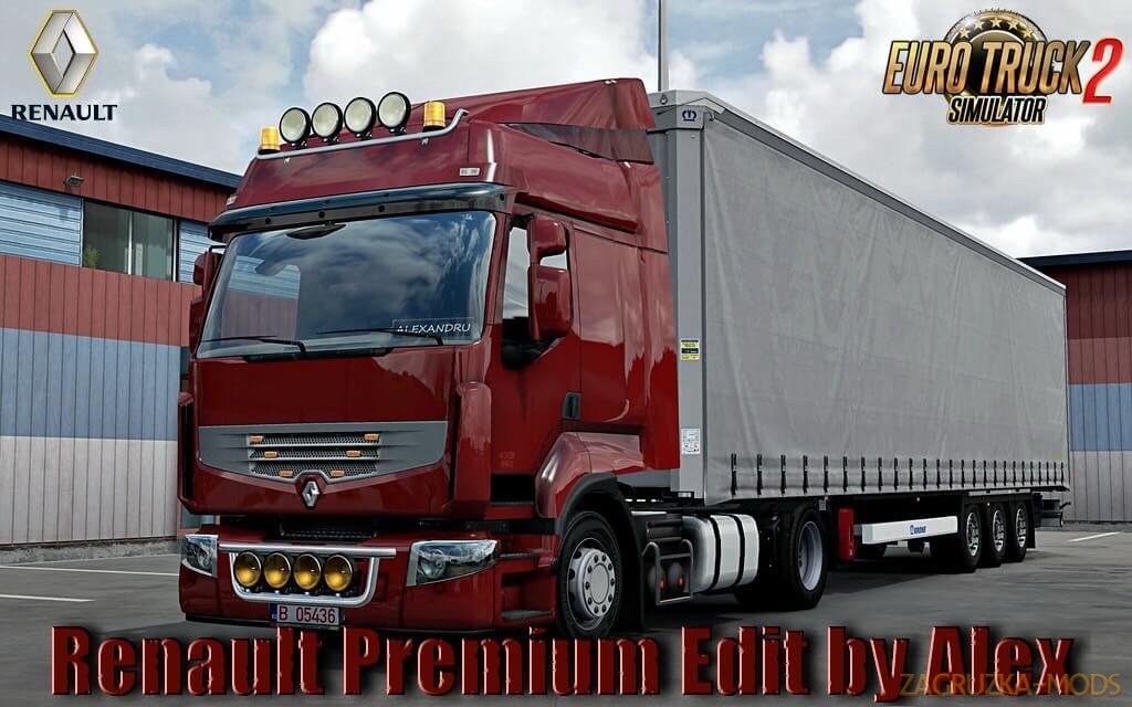 Renault Premium Truck v1.3.1 Edit by Alex (1.48.x) for ETS2