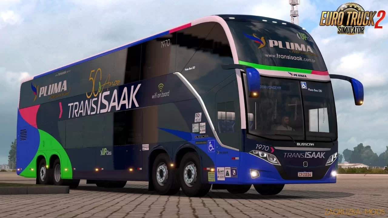 Busscar Vissta Buss DD 8x2 Mercedes v1.0 (1.36.x) for ETS 2