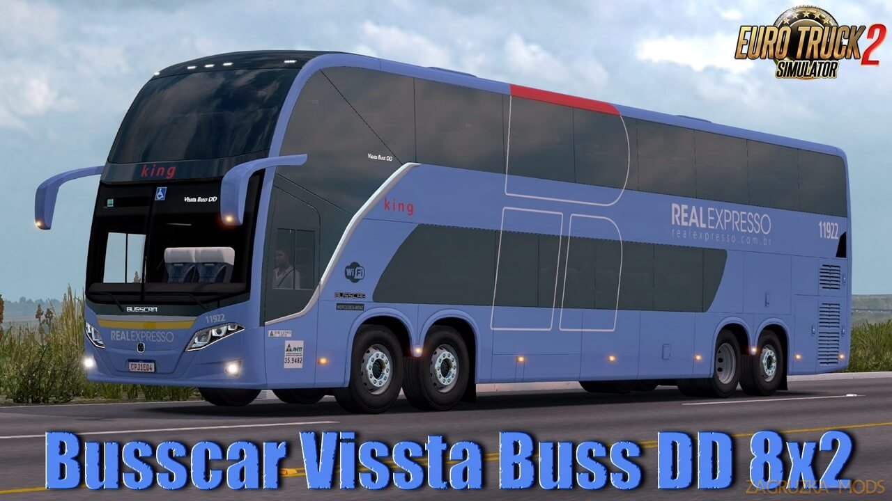 Busscar Vissta Buss DD 8x2 Mercedes v1.0 (1.36.x) for ETS 2