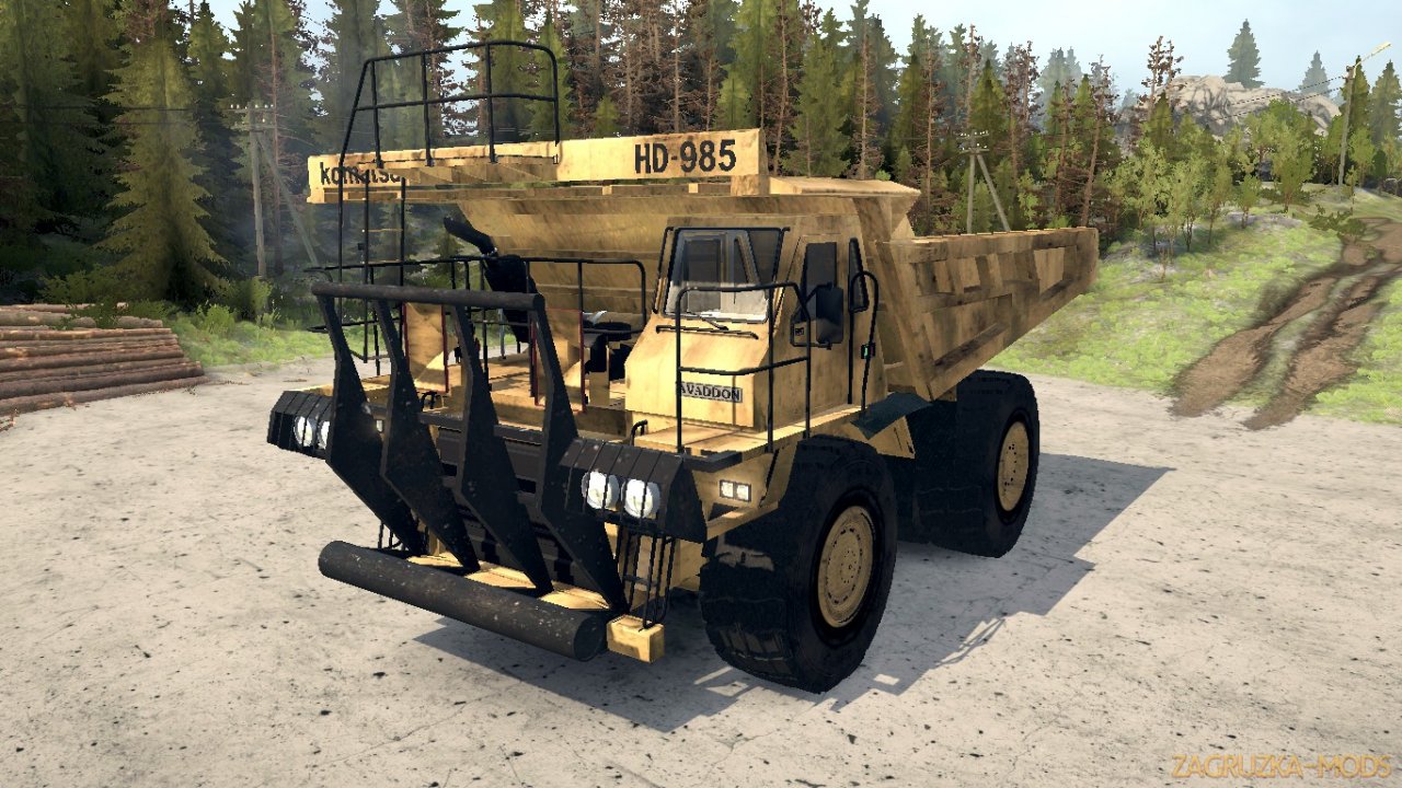 spintires mudrunner trucks