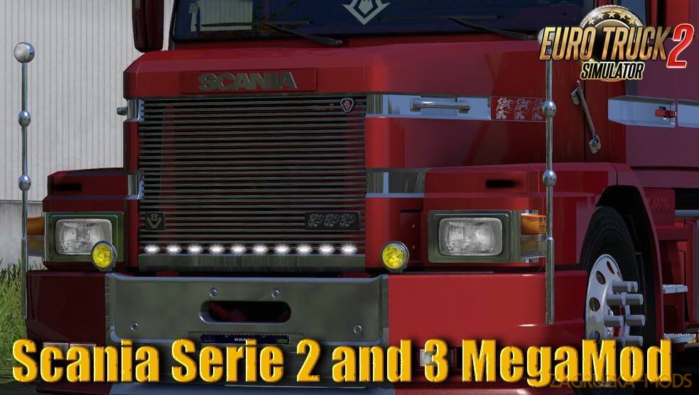 Scania Serie 2 and 3 MegaMod v1.0 (1.36.x) for ETS 2