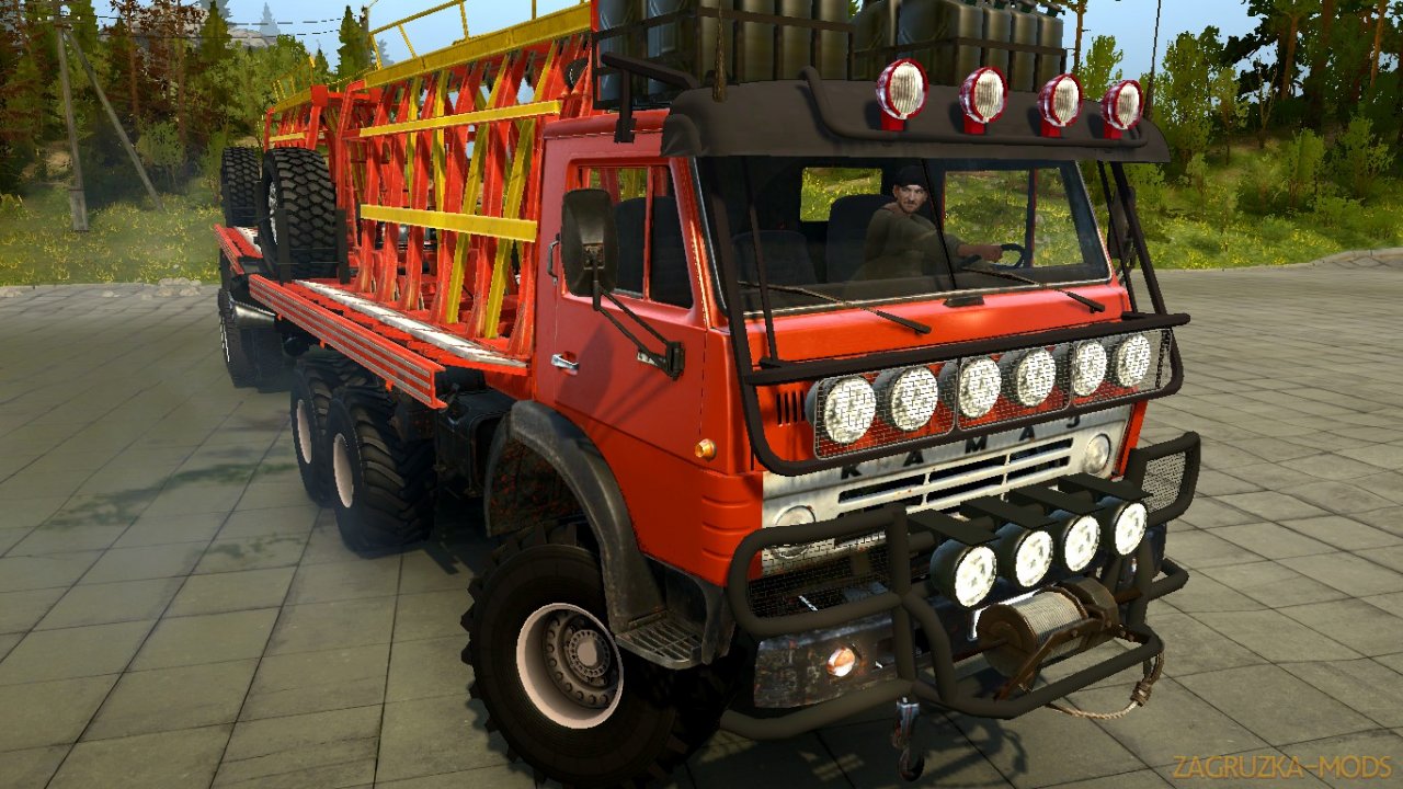 KamAZ-4310 Rusty v3.0 for Spintires MudRunner