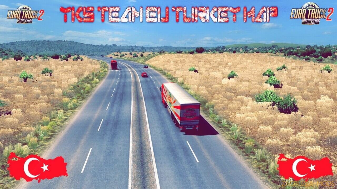 YKS Team Eu Turkey Map v1.0 (1.37.x) for ETS2