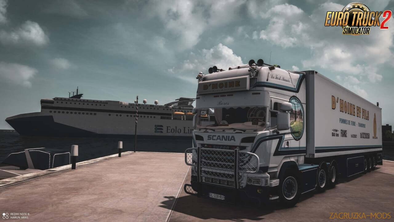 Scania R DHoine Edition + Trailer v1.0 (1.37.x) for ETS 2