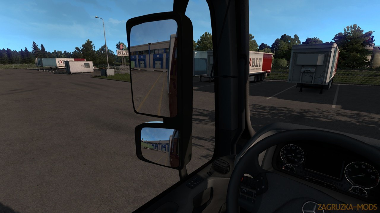 New Actros MP3 Mirrors v1.0 by Dotec