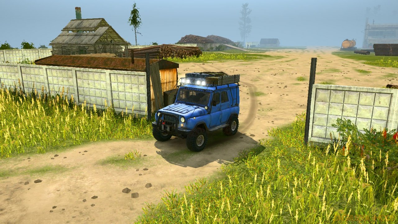 Rural Area Map v1.0 for Spintires: MudRunner