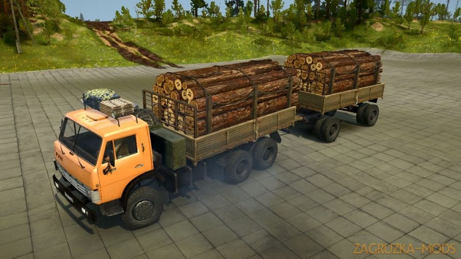 KamAZ 55102 Truck v2.0 for Spintires MudRunner