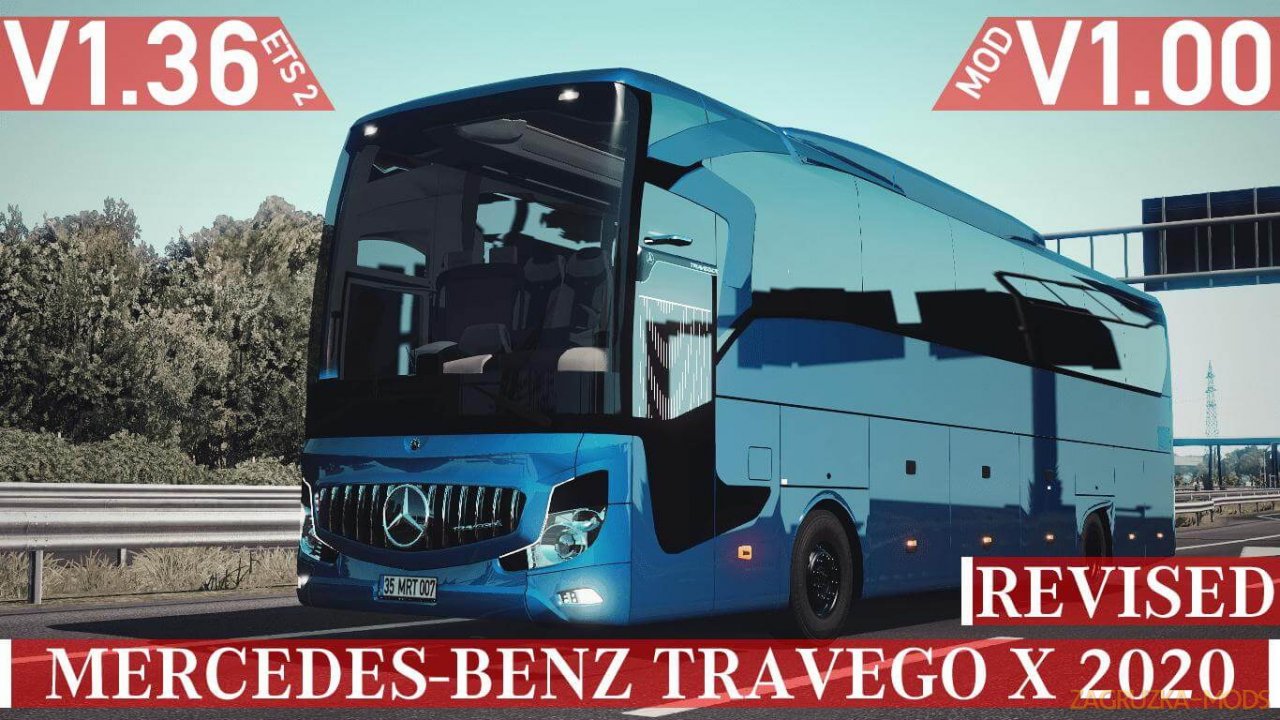 Bus Mercedes-Benz Travego X 2020 v2.0 (1.37.x) for ETS 2