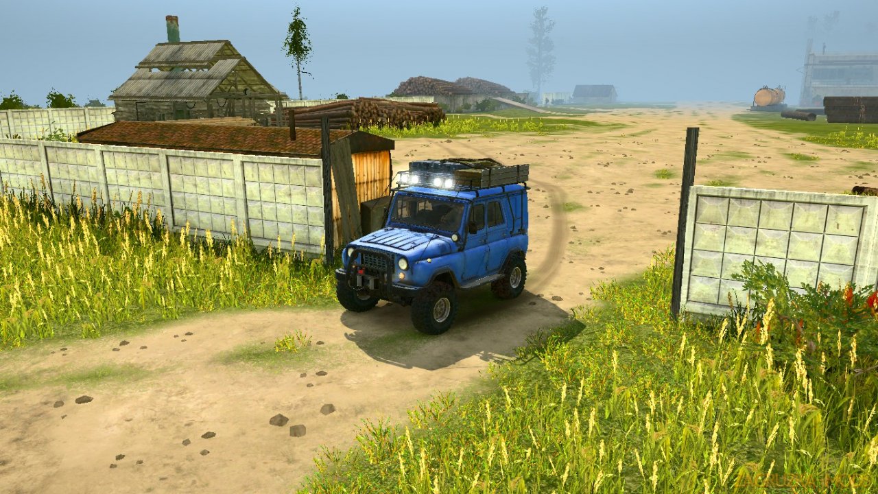 Rural Area Map v1.0 for Spintires: MudRunner