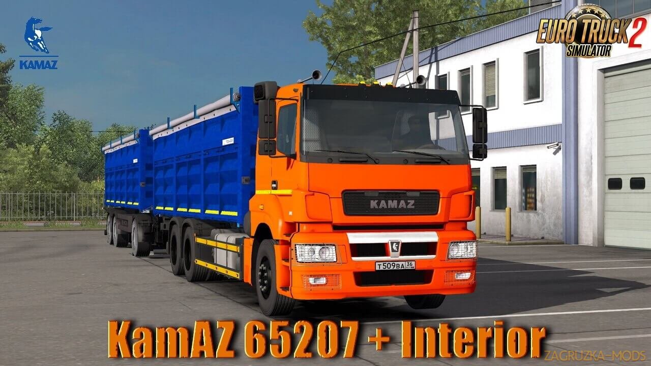 KamAZ 65207 + Interior v1.0 (1.36.x) for ETS 2