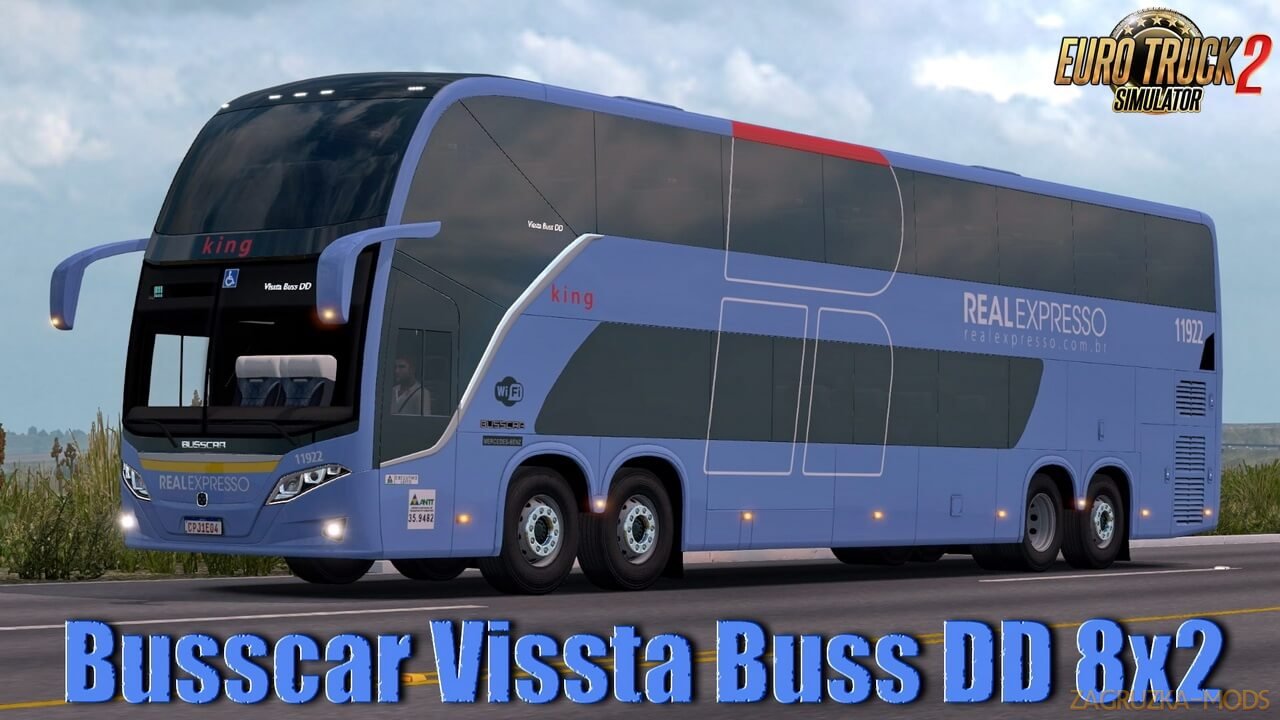 Busscar Vissta Buss DD 8x2 Mercedes v1.0 (1.36.x) for ETS 2 Busscar Vissta Buss DD 8x2 Mercedes v1.0 (1.36.x) for ETS 2