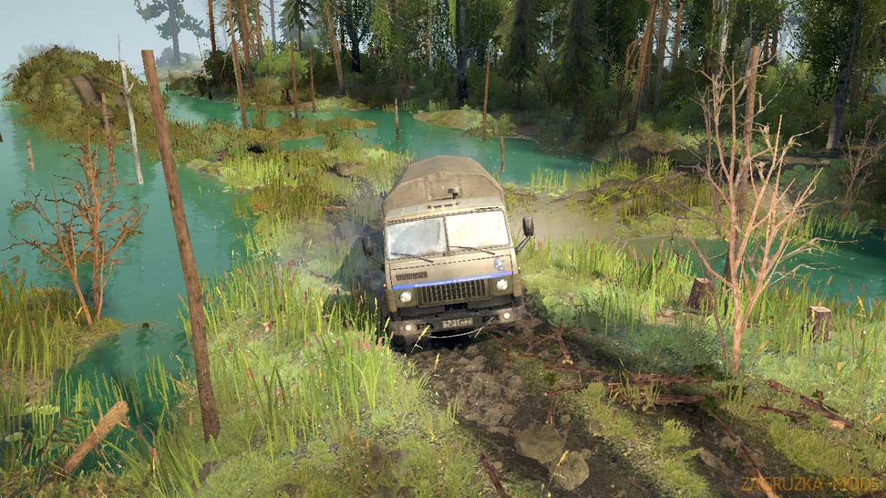Somewhere In The Wood Map v1.1 for Spintires: MudRunner