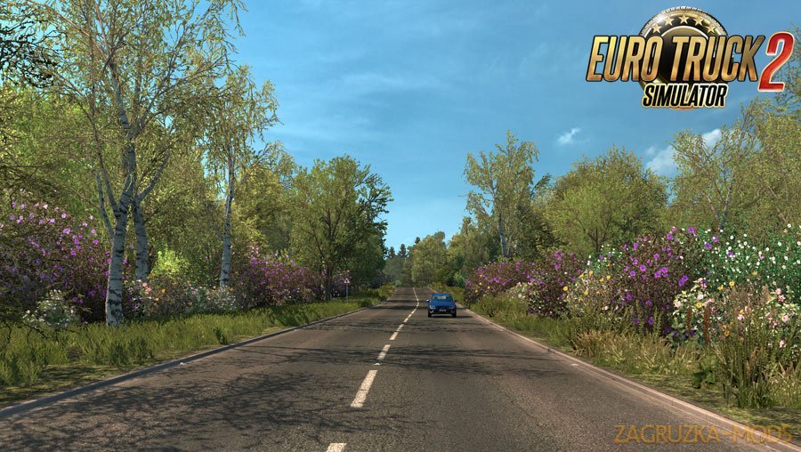 Spring Graphics / Weather Mod v5.1 by Grimes (1.47.x) for ETS2