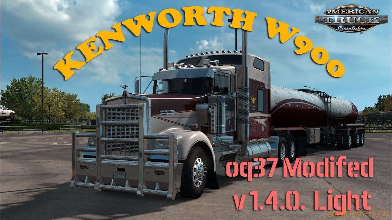 Kenworth W900 Light v1.5 Edit by oq37 (1.38.x) for ATS