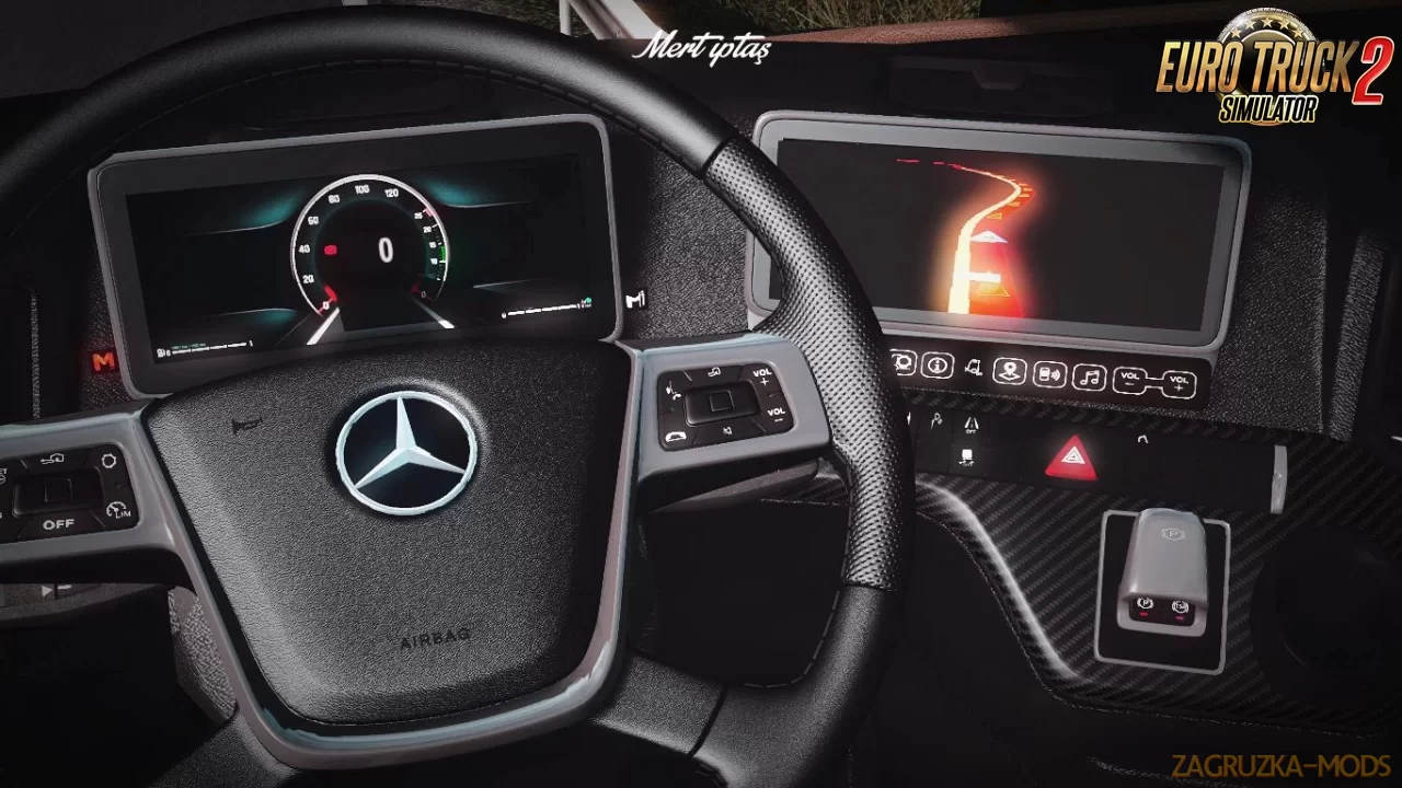 Mercedes-Benz Actros MP5 2019 + Interior v1.0 (1.37.x) for ETS2