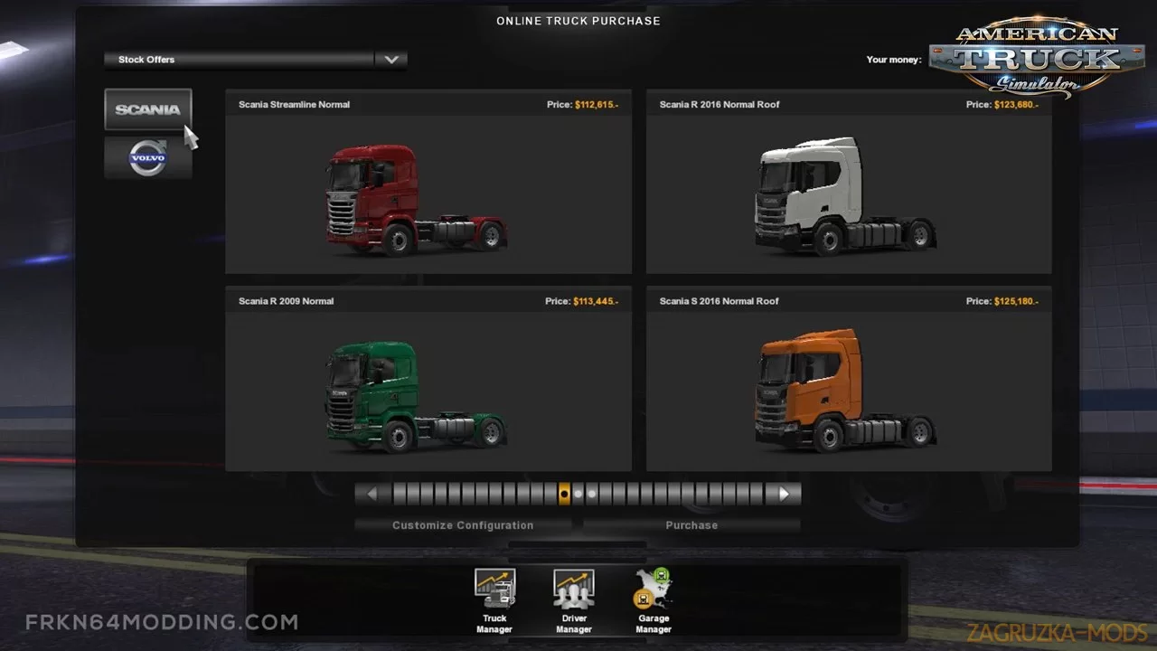 Scania Trucks Mod v4.3 by Frkn64 (1.39.x) for ATS