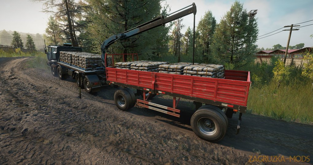 Rear Crane And New Vehicle Add-ons v1.1.7 for SnowRunner