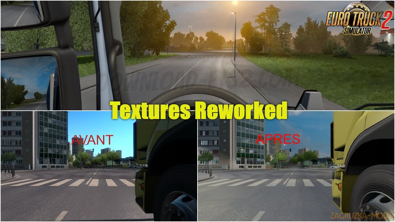 Textures Reworked Mod v2.6 (1.37.x) for ETS2