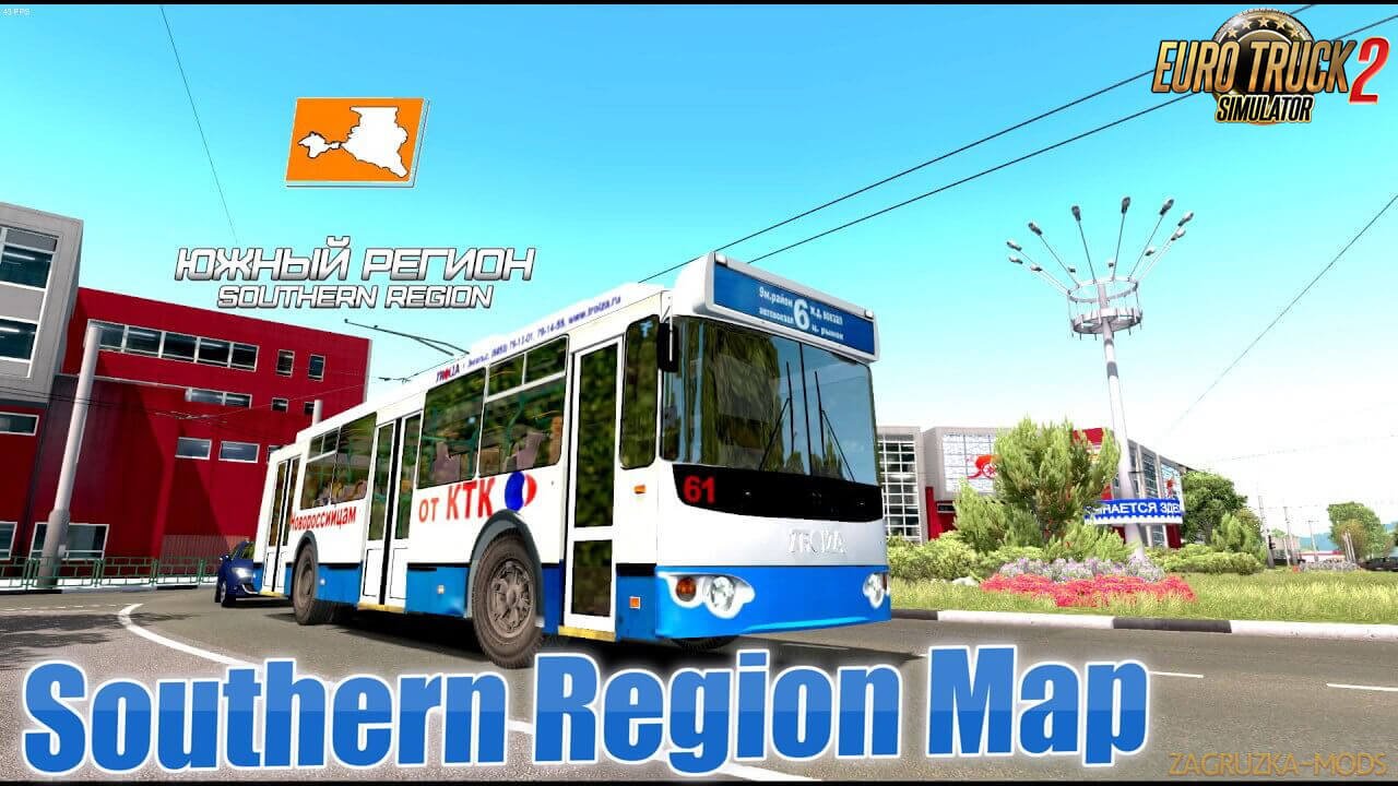 Southern Region Map v13.4 (1.59.x) for ETS2