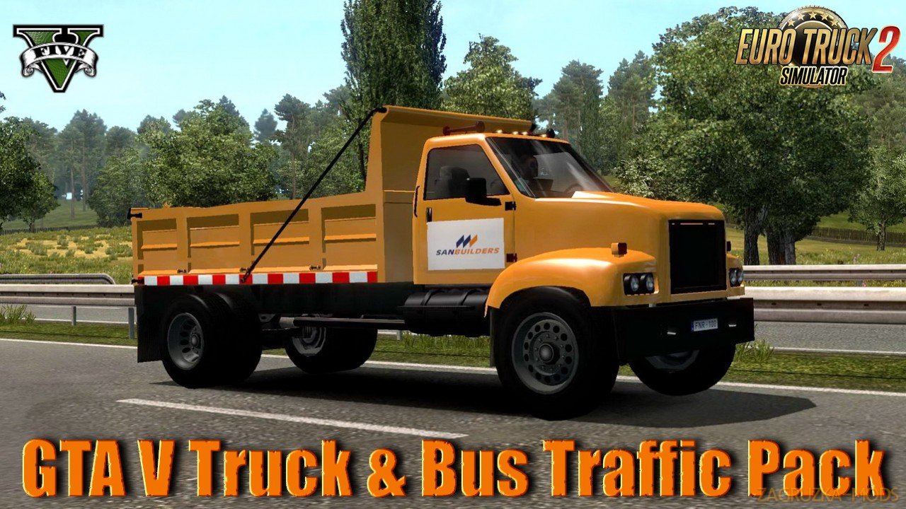 GTA V Truck & Bus Traffic Pack v1.0 (1.37.x) for ETS2