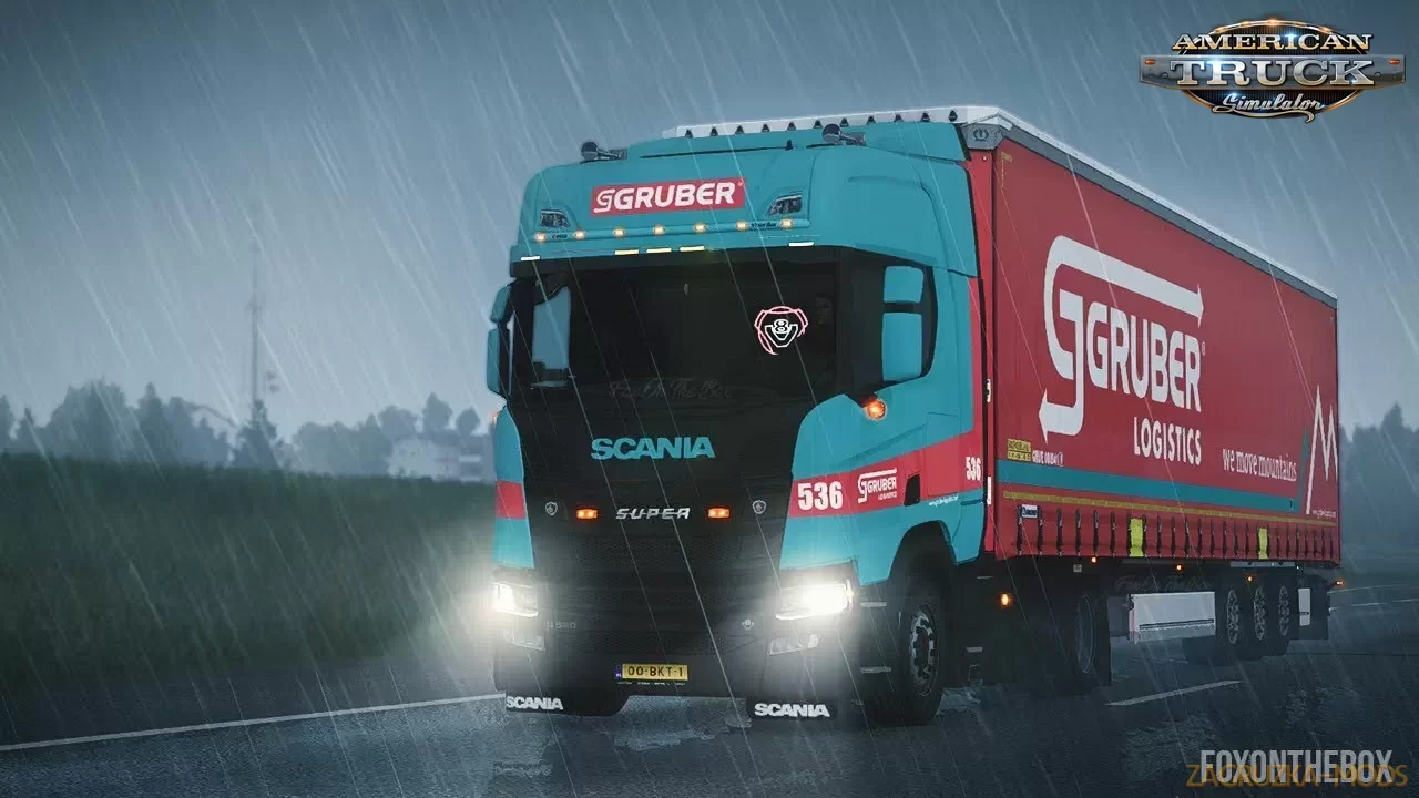Realistic Rain & Water & Thunder Sounds v9.1 (1.58.x) for ATS