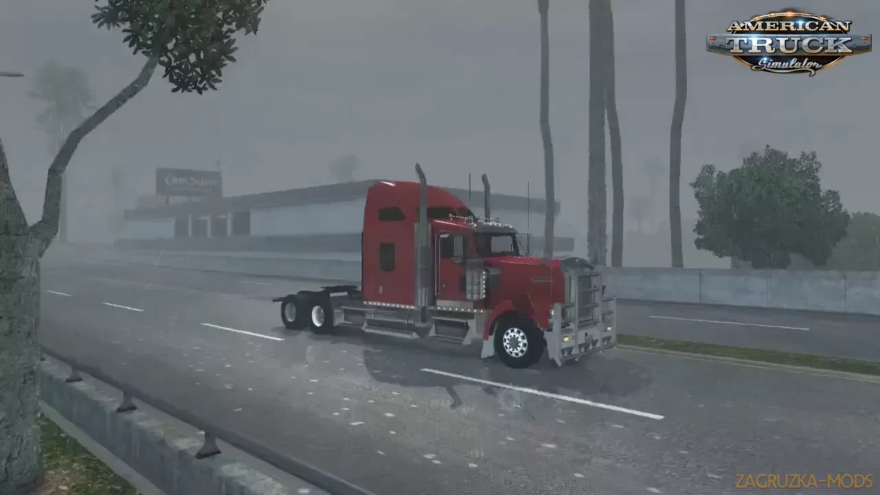 Realistic Rain & Water & Thunder Sounds v9.1 (1.58.x) for ATS