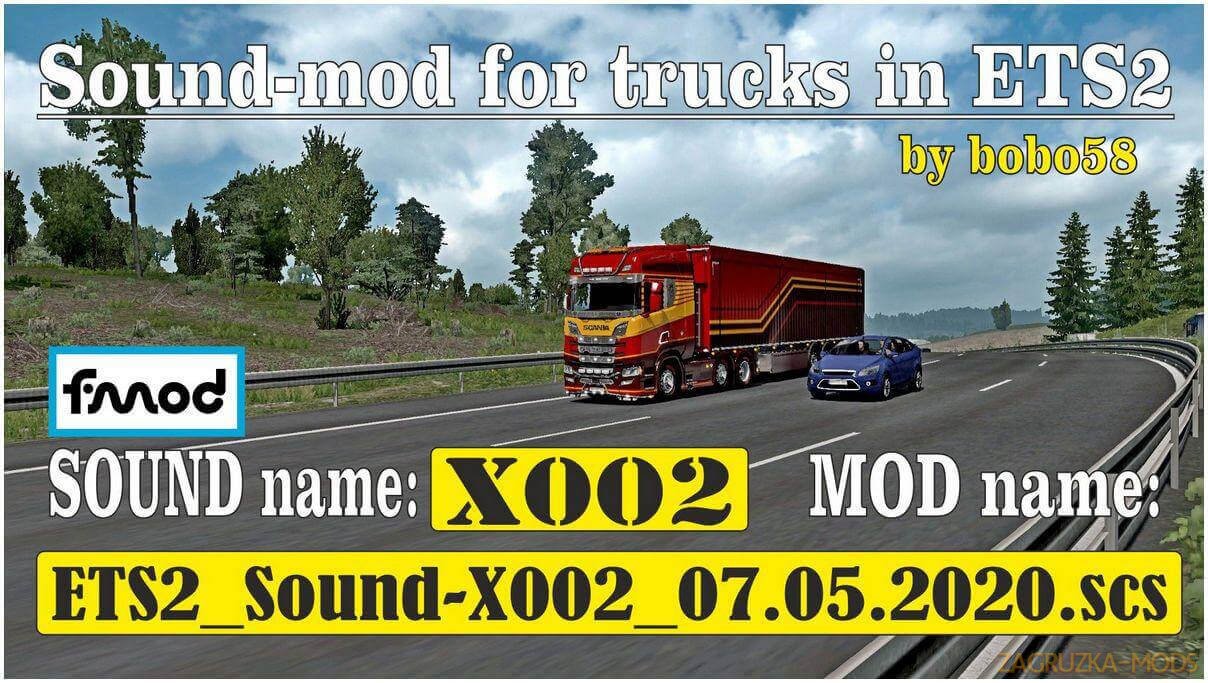 Sound Engine Mod for Trucks v1.0 by bobo58 (1.37.x) for ETS2