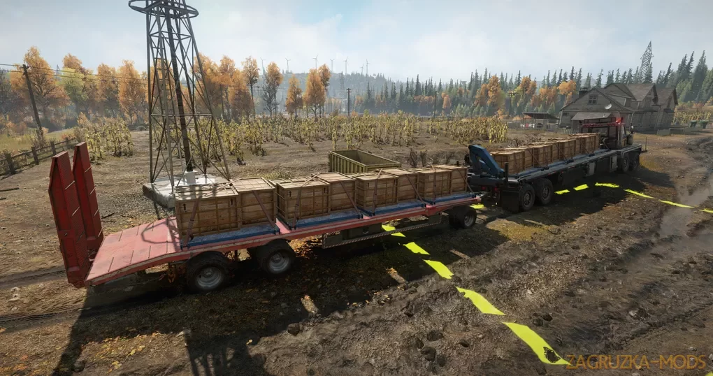 Rear Crane And New Vehicle Add-ons v1.1.7 for SnowRunner