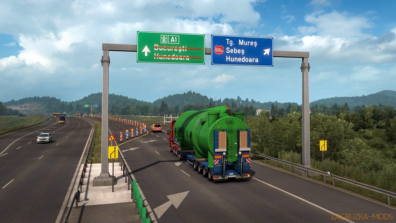 Road to the Black Sea - Special Transport Addition in ETS2 v1.38