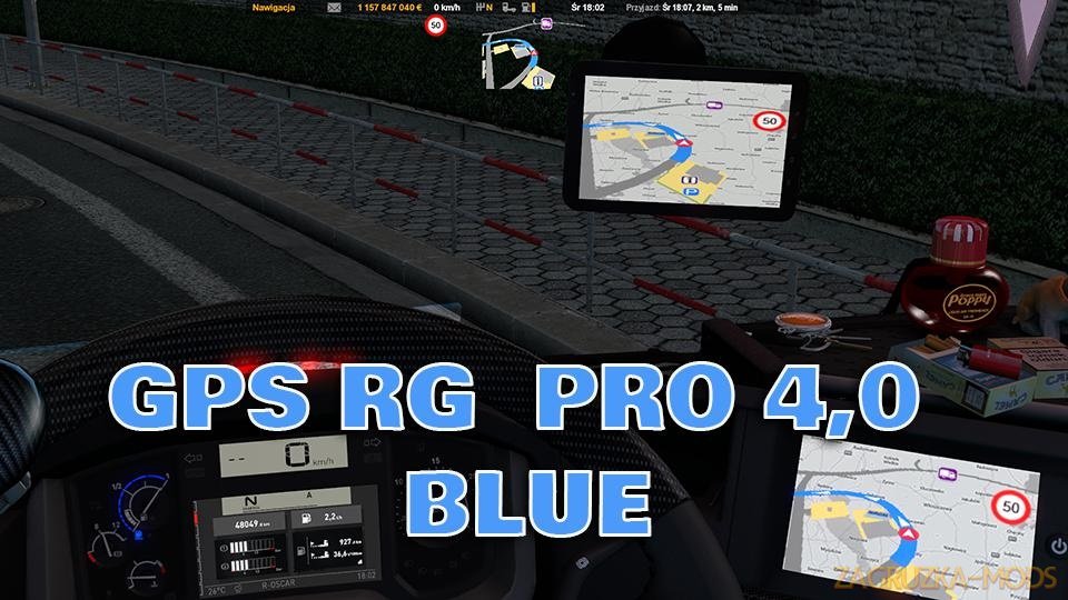 GPS RG PRO v4.0-(Red,Blue,Green) by RKM for ETS2