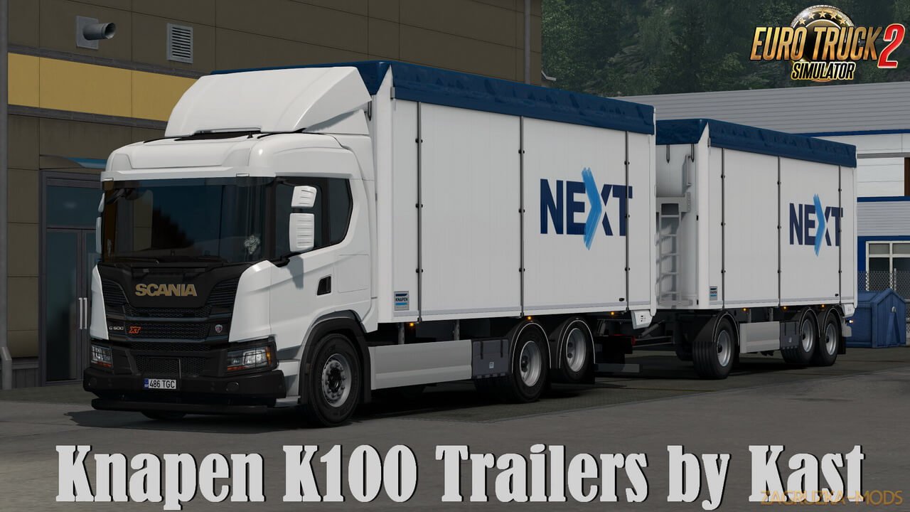 Knapen K100 Trailers v1.4.4 by Kast (1.57.x) for ETS2