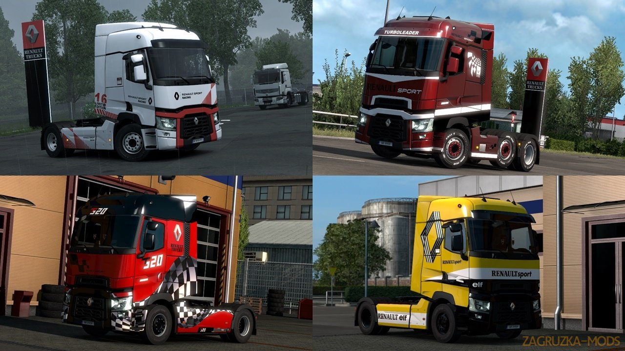 Renault T Truck Skins by Dreamcatcher for ETS2