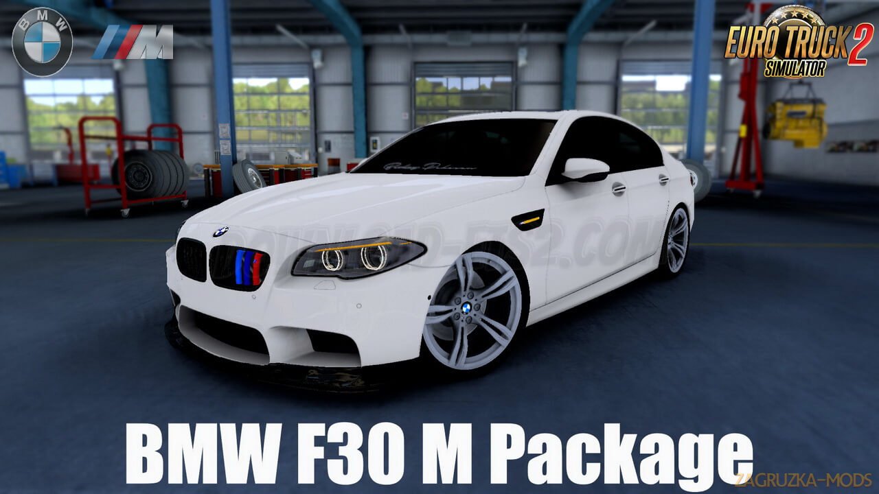BMW F30 M Package + Interior v1.2 (1.39.x) for ETS2