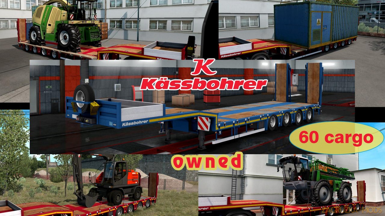 Ownable trailer Kassbohrer LB4E v1.1.4 by Jazzycat for ETS2
