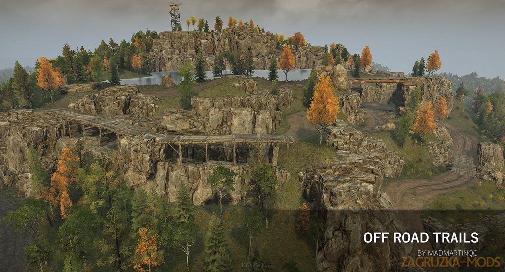 Canadian Runner 01 Map - The Town v1.1 for SnowRunner