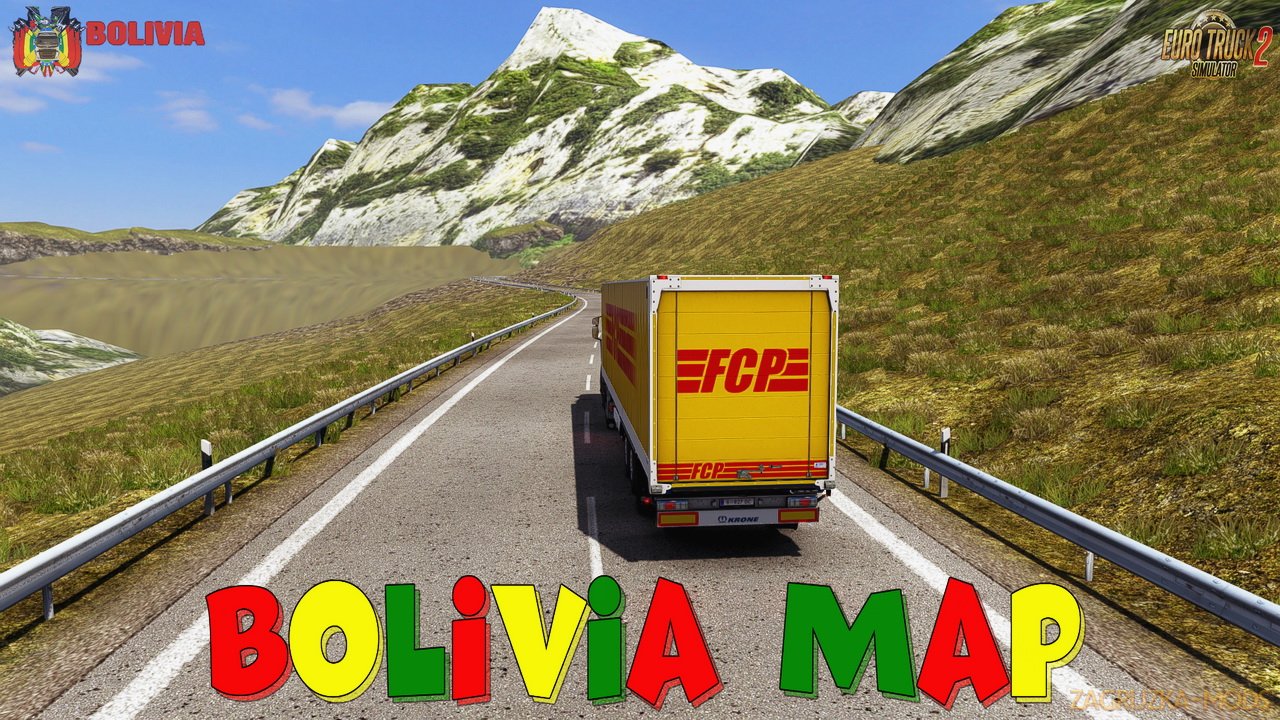 Bolivia Map v19.0 by MaxiZarich (1.39.x) for ETS2