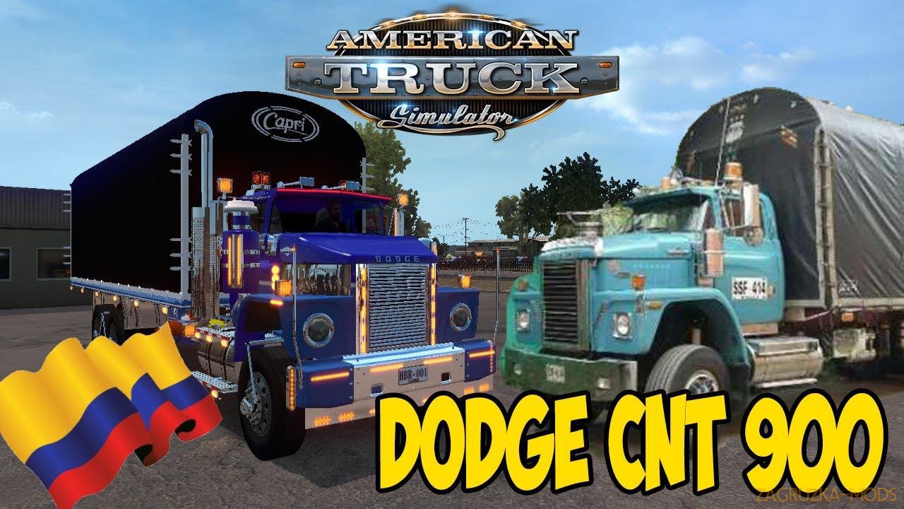 Dodge CNT 900 Truck + Interior v2.0 (1.38.x) for ATS