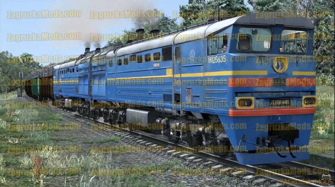 Diesel Locomotive 2TE10B-4481 v1.0 for TS 2020 Diesel Locomotive 2TE10B-4481 v1.0 for TS 2020