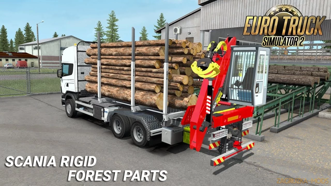Scania R RJL Rigid Forest Parts v1.2 by Teklic (1.38.x) for ETS2
